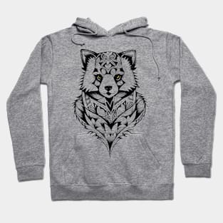 Red Panda Wild Animal Nature Illustration Art Tattoo Hoodie